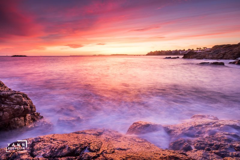 Photographie de paysage prise à Dinard en France en 2019, vue sur Saint-Malo, landscape photographer photographe de paysages
