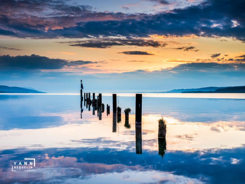 Photographie de paysage prise au bord du lac de Neuchâtel à Yverdon-les-Bains dans le canton de Vaud en Suisse, Landscapes photographer Switzerland